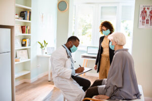 Patient Taking Consultation from His Family Doctor