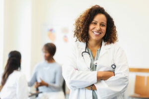 mid adult female primary care doctor